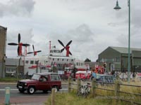 View of the show from across the road